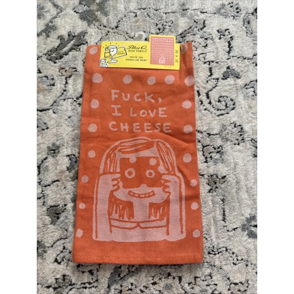 BlueQ Funny Woven Dish Towel in Hilarious Styles | Cotton Hand or Tea Towel